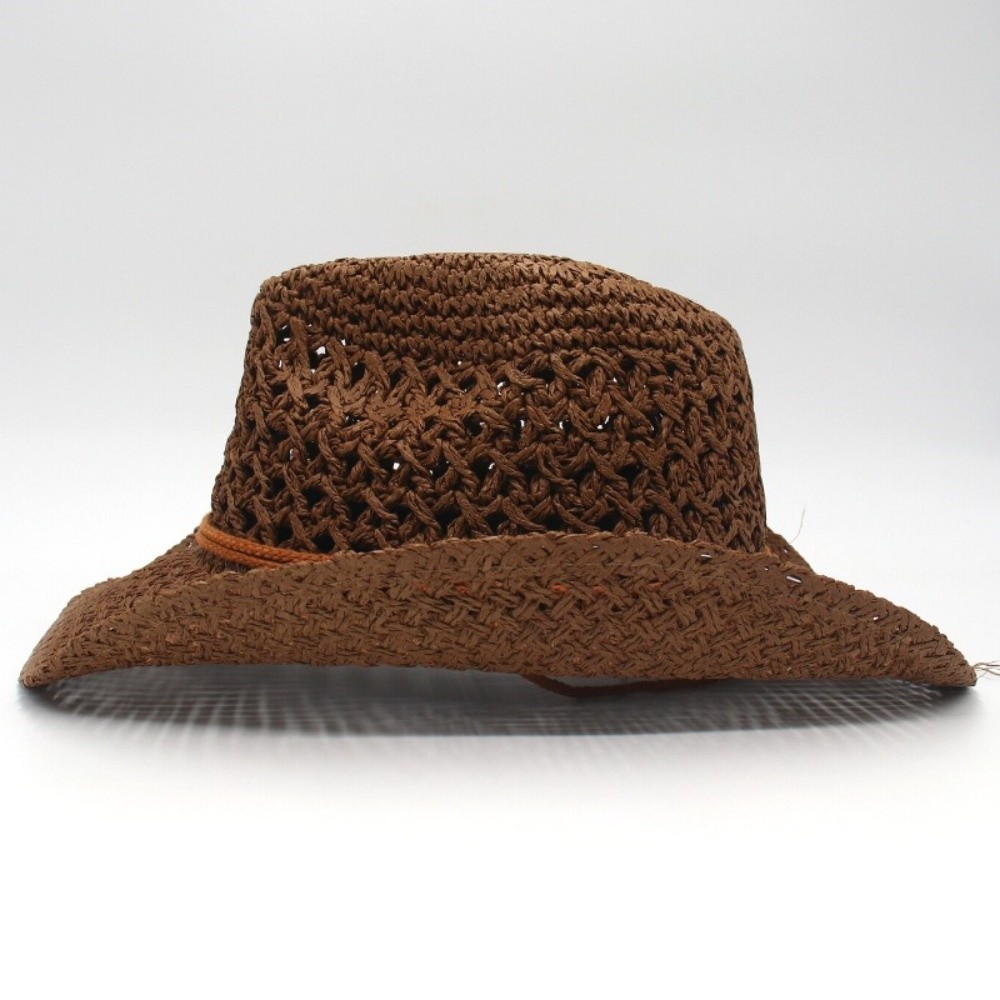 Retro Wide Brim Sunscreen Stra - огляд і ціна Cowboy Hat Straw