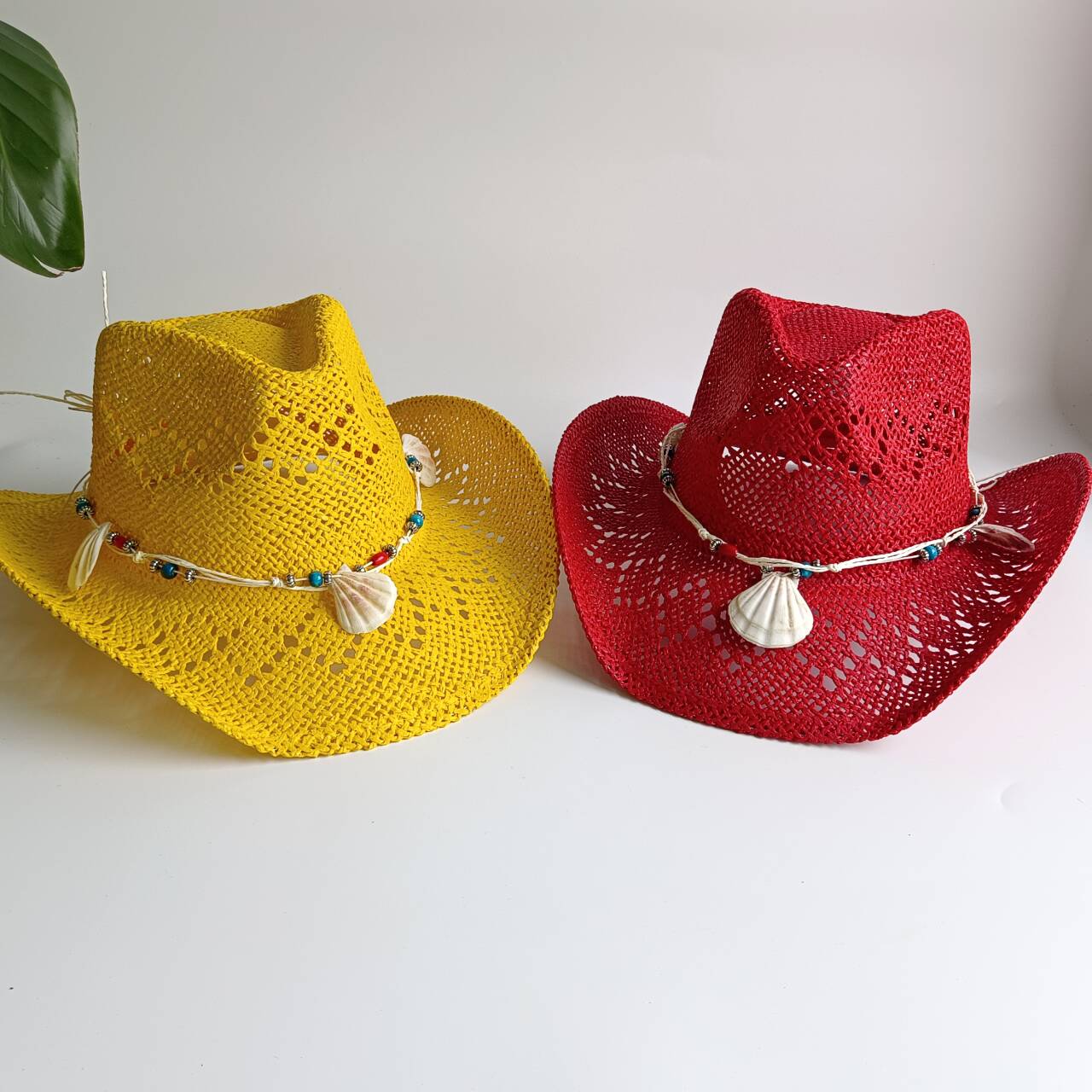 Bright yellow Cowboy Straw Hat - огляд і ціна Cowboy Hat Straw