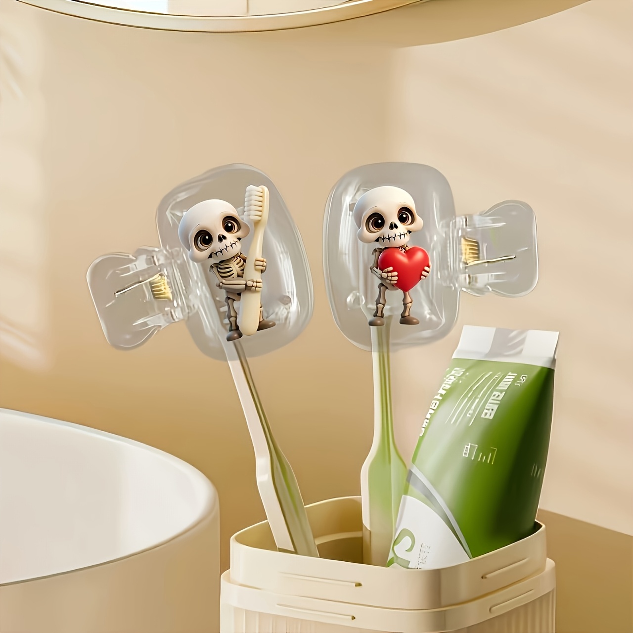 2pcs Skull Portable Toothbrush - огляд і ціна Skull Cap Helmet Liner