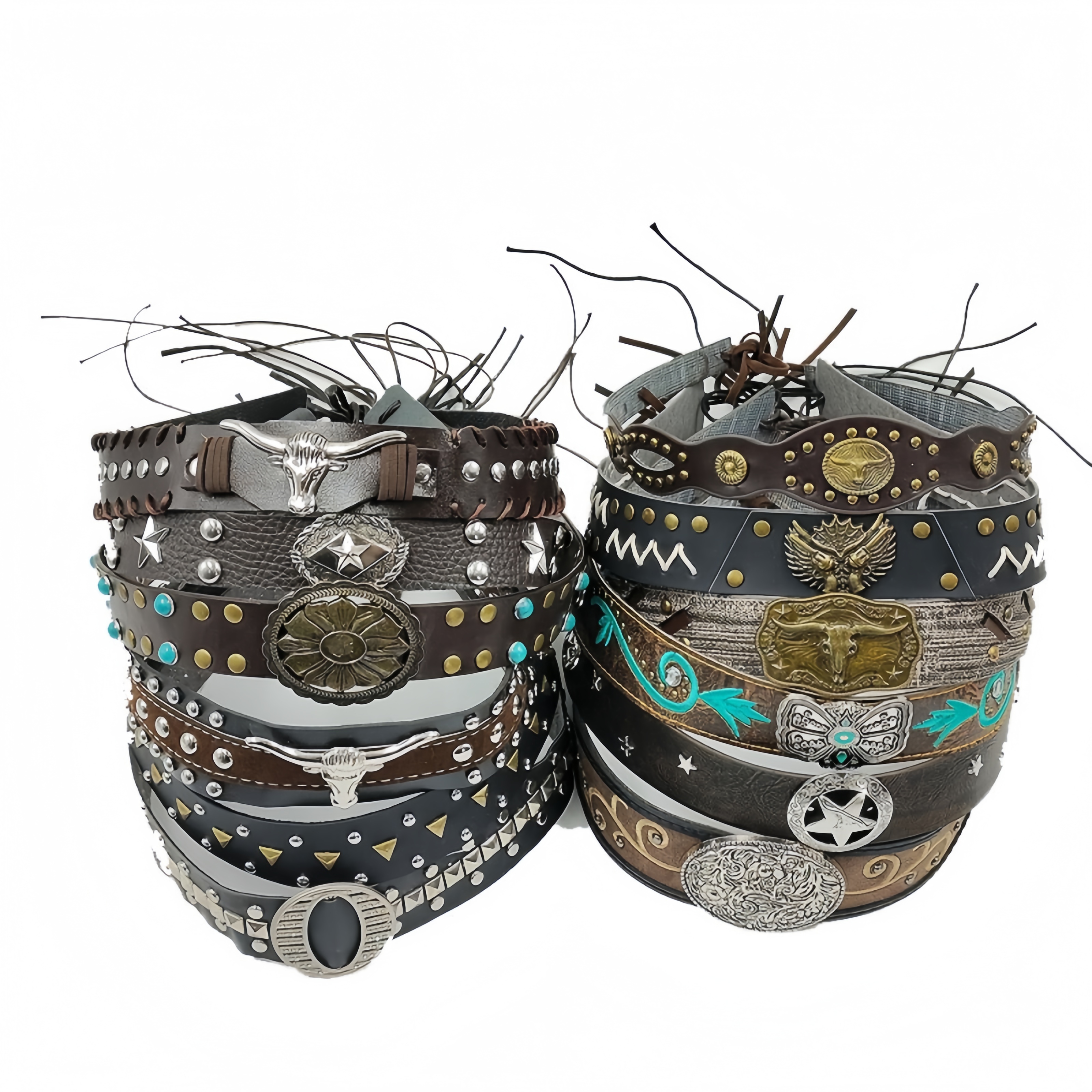 Retro Ethnic Style Belt, Headb - огляд і ціна Cowboy Hat Straw