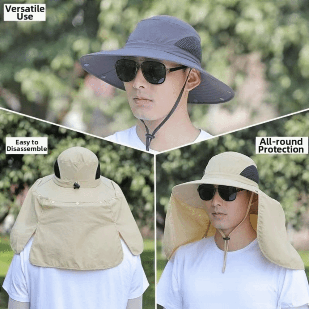 Fashion Cloth Men Sun Hat Big  - огляд і ціна Visor Sun Hat