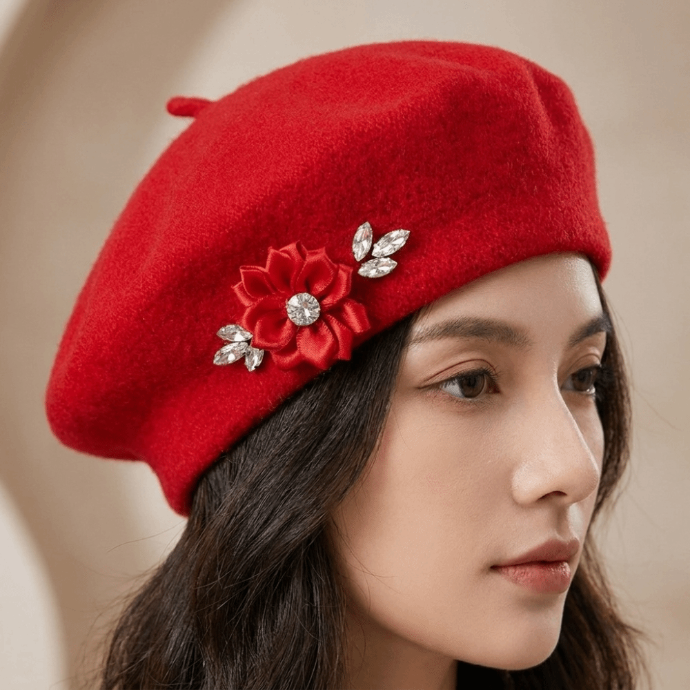 Fashion Solid Color Wool Beret - огляд і ціна Beret French Wool