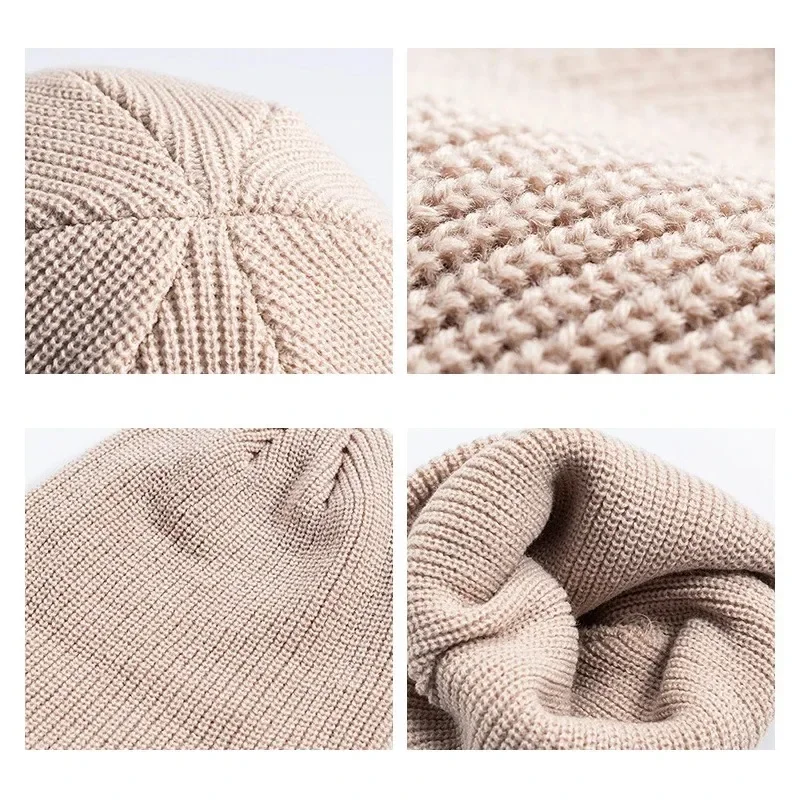 Winter Knitted Hat Warm Outdoo - огляд і ціна Beanie Cuffed Knit