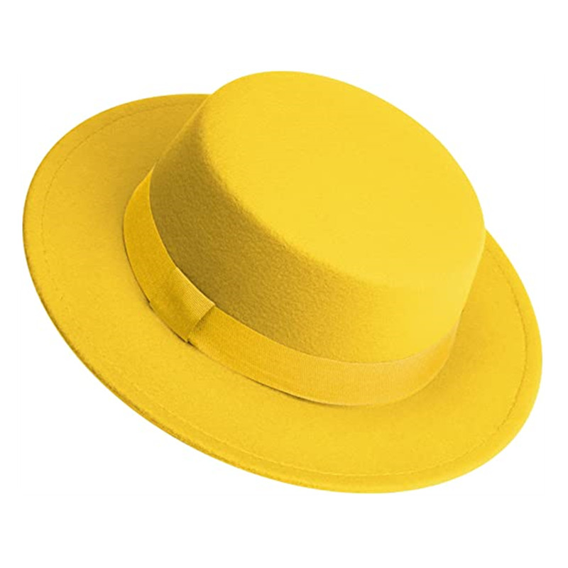 Men Women White Fedora Hat Fla - огляд і ціна Fedora Hat Wool
