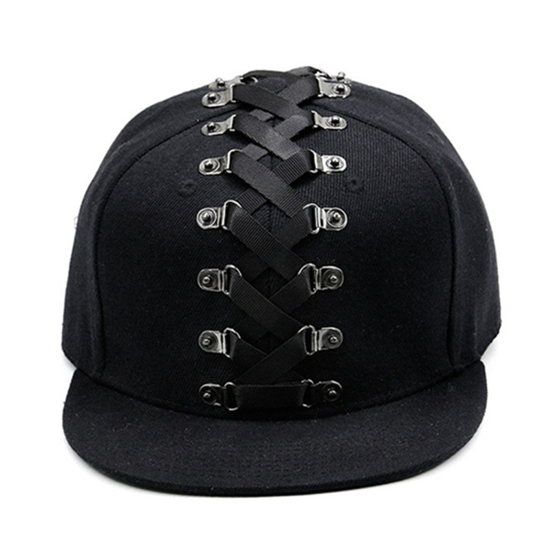 Novelty Punk Style Hip Hop Cap - огляд і ціна Snapback Hat Flat