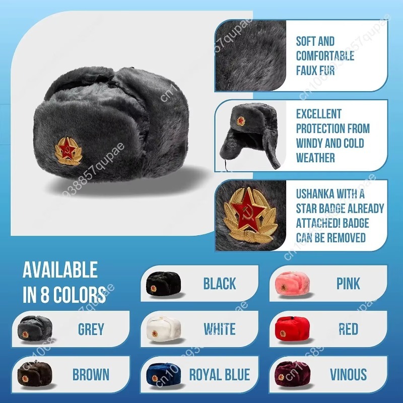 BELEON Ushanka Russian Fur Hat - огляд і ціна Winter Trapper Hat