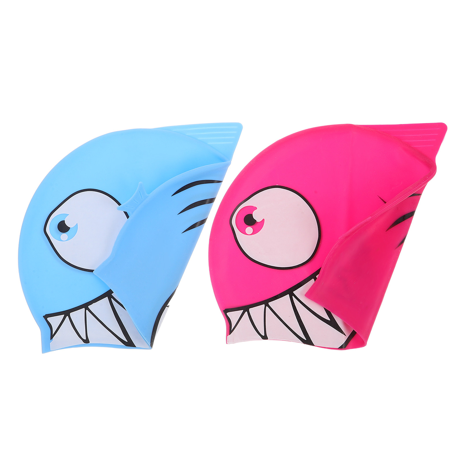 2Pcs Silicone Swim Cap Cartoon - огляд і ціна Swim Hat Silicone