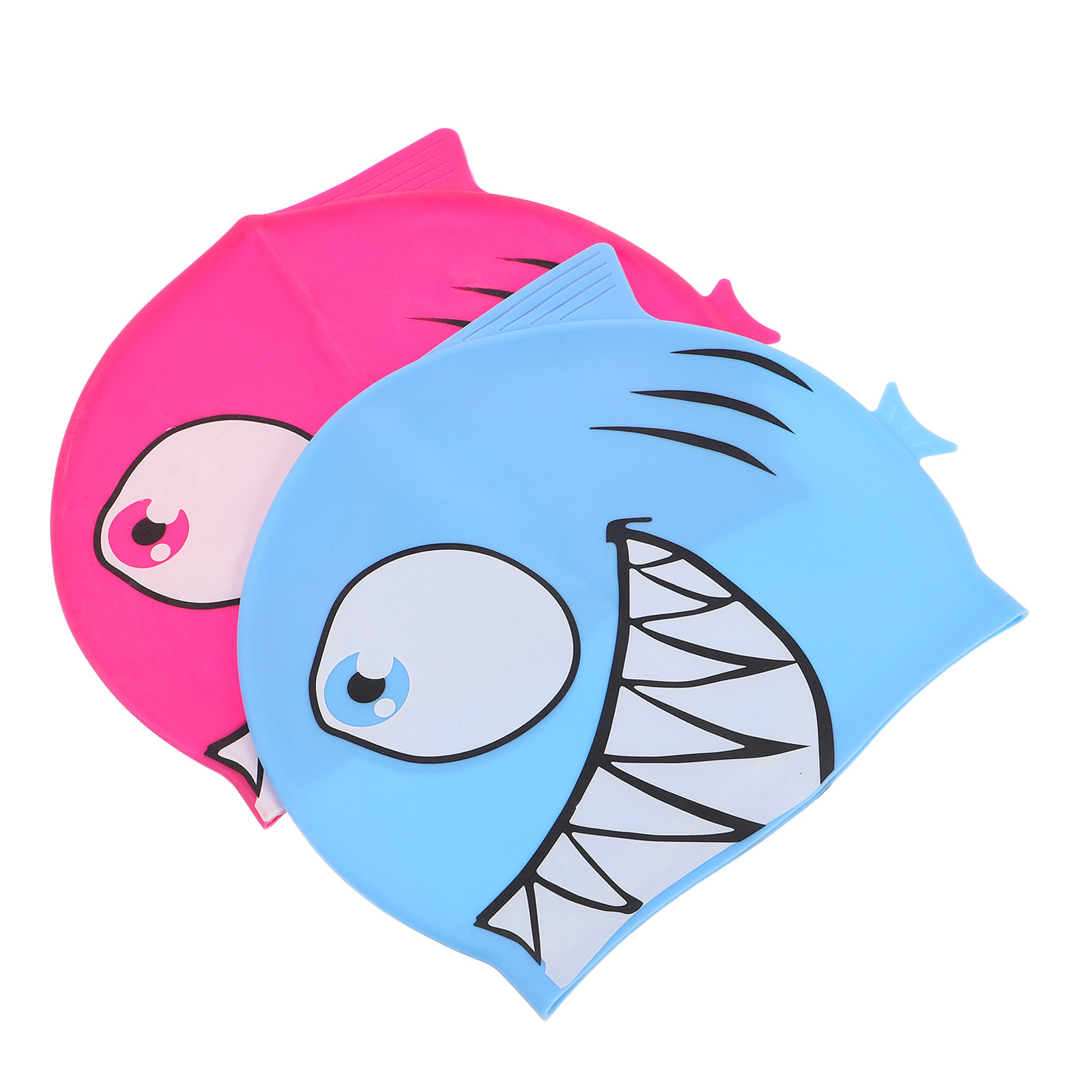 2Pcs Silicone Swim Cap Cartoon - огляд і ціна Swim Hat Silicone