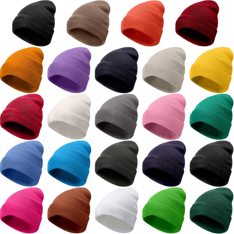 1pc Winter Warm Thick Beanie H - огляд і ціна Beanie Cuffed Knit