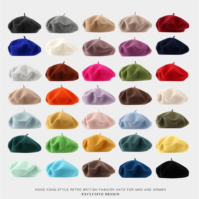 Big Size Beret Women  Large Be - огляд і ціна Beret French Wool
