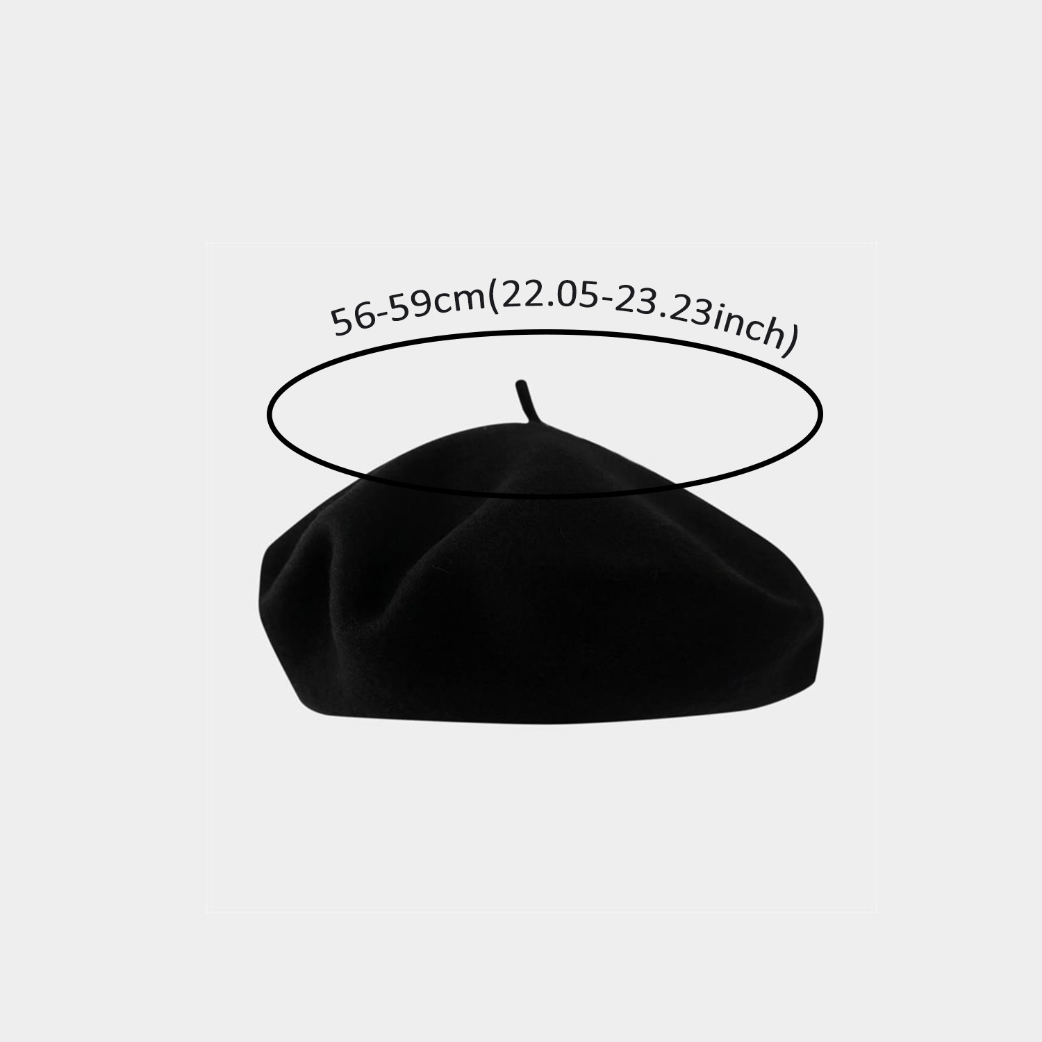 Big Size Beret Women  Large Be - огляд і ціна Beret French Wool