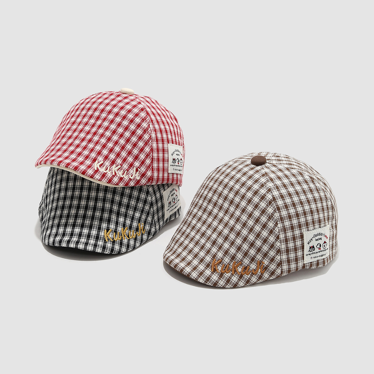 Fashion Children Checkered Ber - огляд і ціна Visor Sun Hat