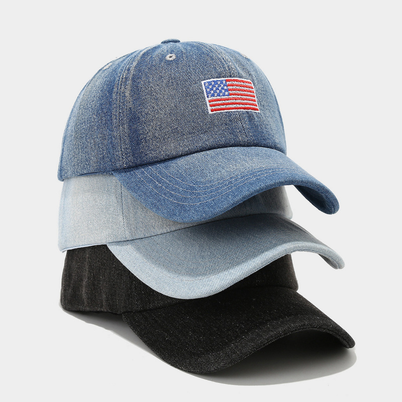 Vintage Washed Denim Baseball  - огляд і ціна Dad Hat Cotton