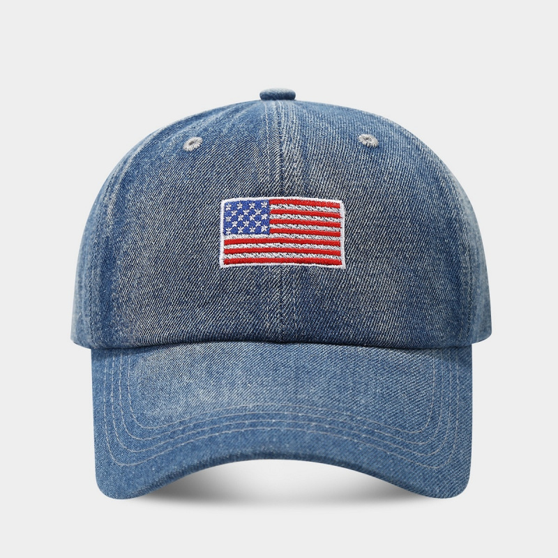 Vintage Washed Denim Baseball  - огляд і ціна Dad Hat Cotton
