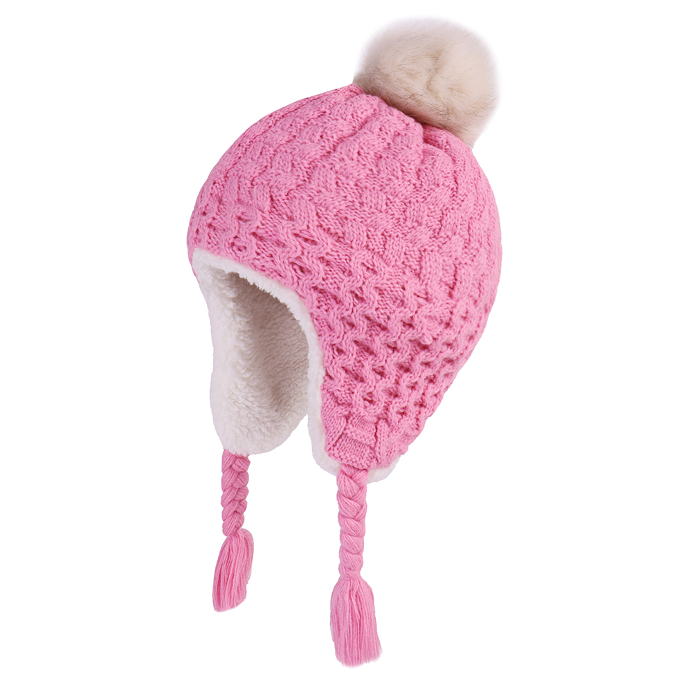 Baby Winter Knit Earflap Hats  - огляд і ціна Trapper Hat Ear Flap