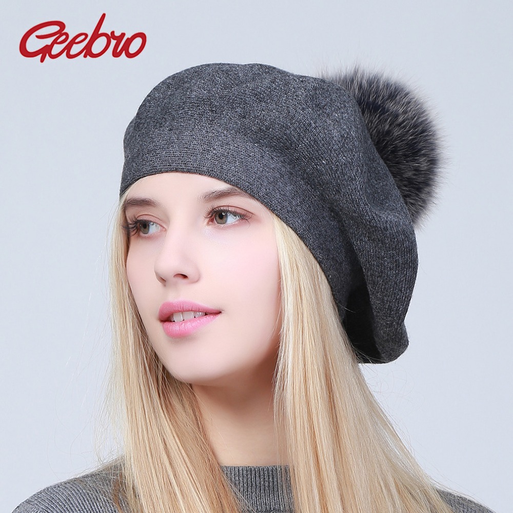Geebro Women's Beret Hat Winte - огляд і ціна Beret French Wool
