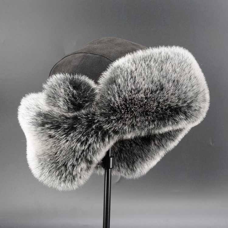 Men's Winter Imitation Fur Tra - огляд і ціна Trapper Hat Ear Flap