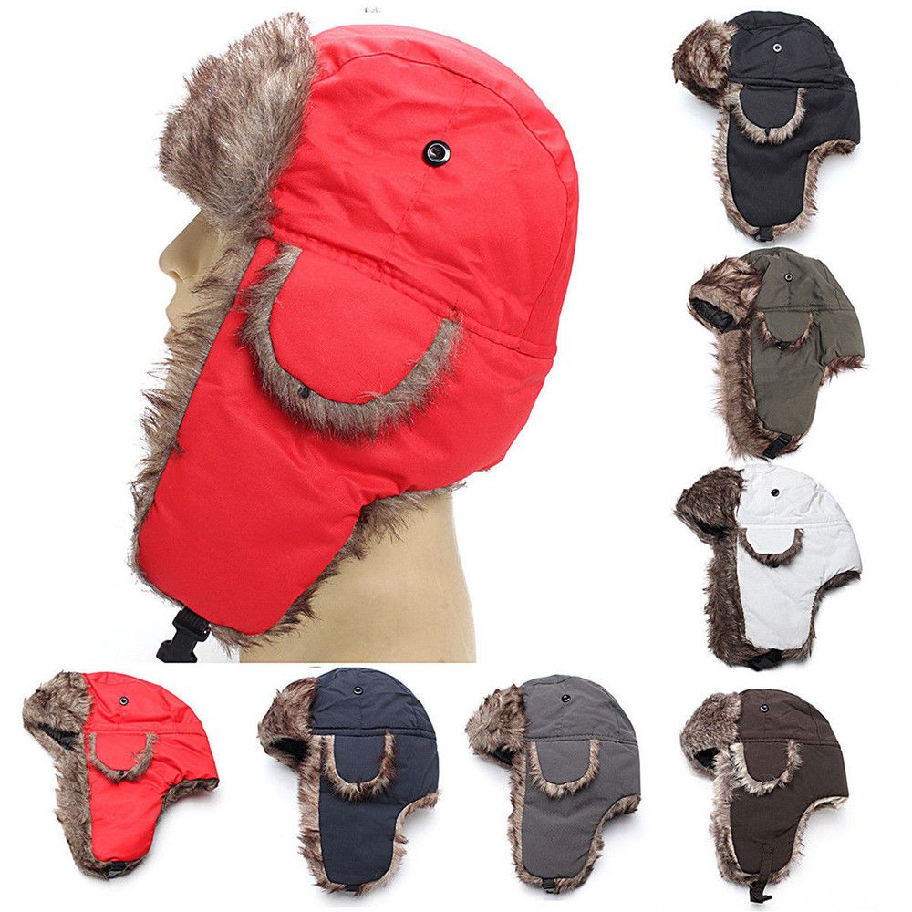 Warm Winter Fur Earflap Ski Ha - огляд і ціна Winter Trapper Hat