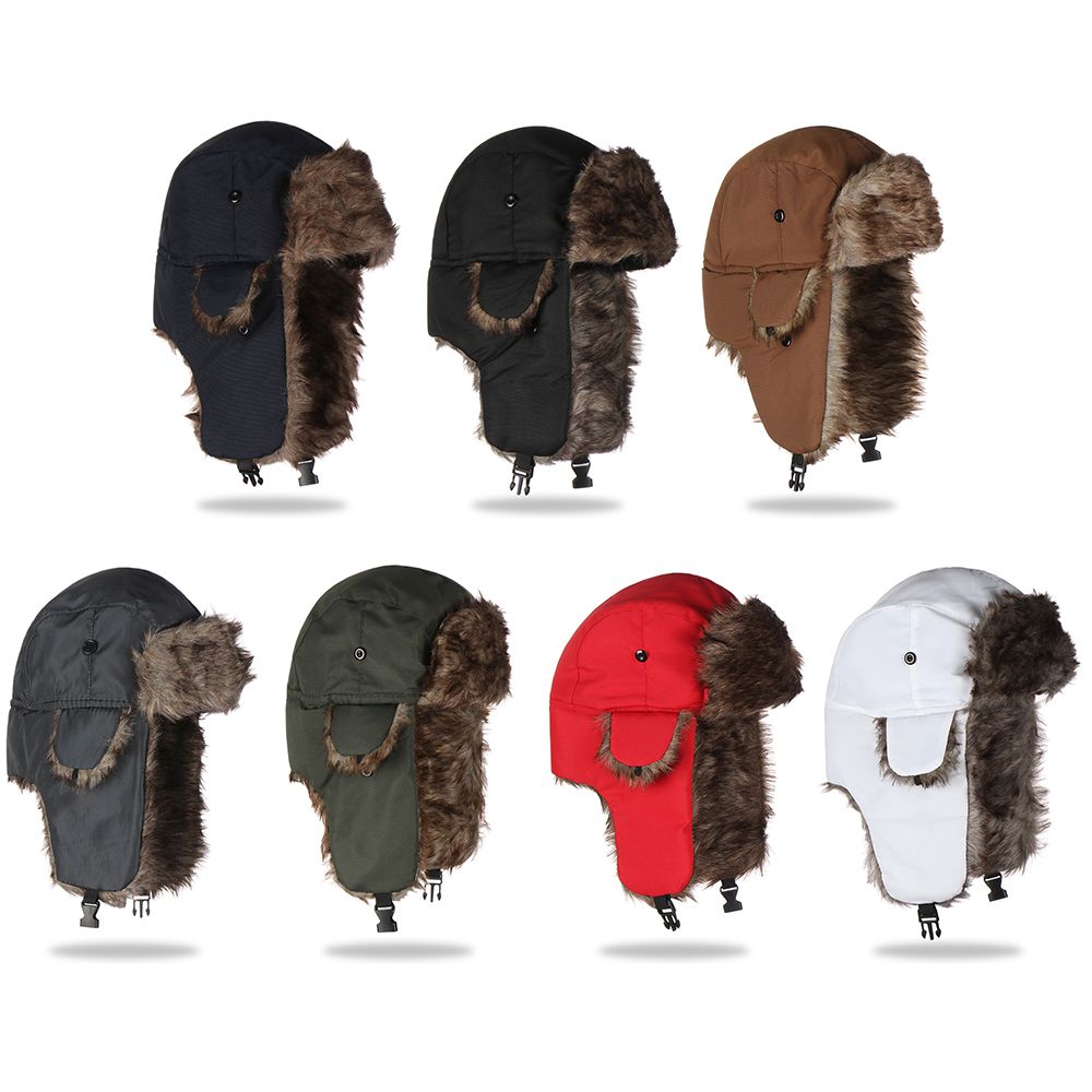Warm Winter Fur Earflap Ski Ha - огляд і ціна Winter Trapper Hat