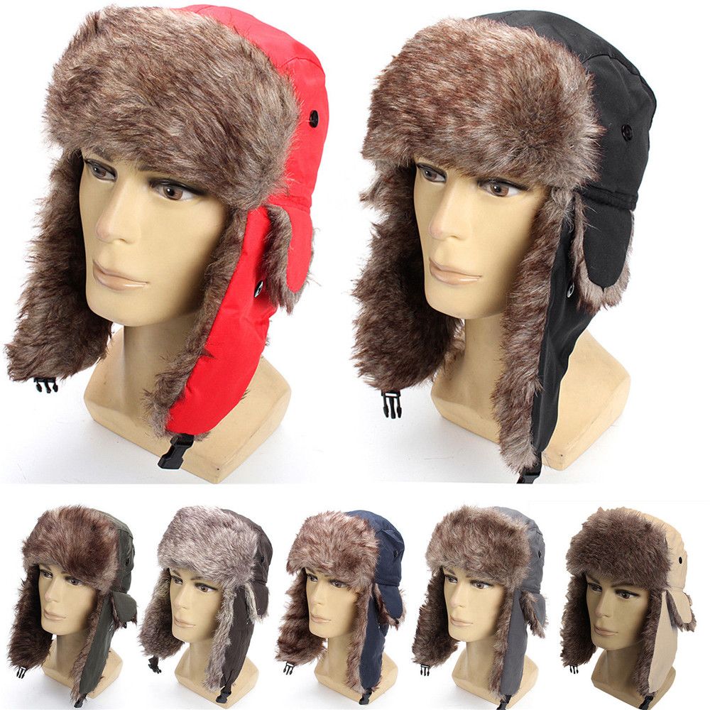 Warm Winter Fur Earflap Ski Ha - огляд і ціна Winter Trapper Hat