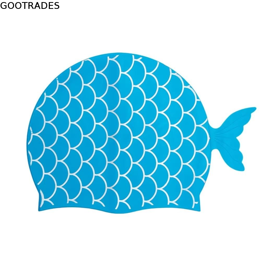 Cute Fish Children Swim Cap Ca - огляд і ціна Swim Hat Silicone