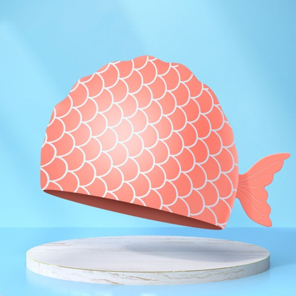 Cute Fish Children Swim Cap Ca - огляд і ціна Swim Hat Silicone
