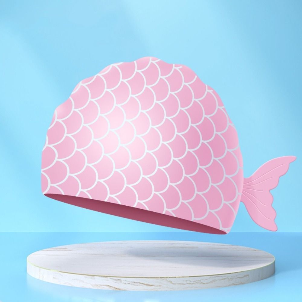 Cute Fish Children Swim Cap Ca - огляд і ціна Swim Hat Silicone