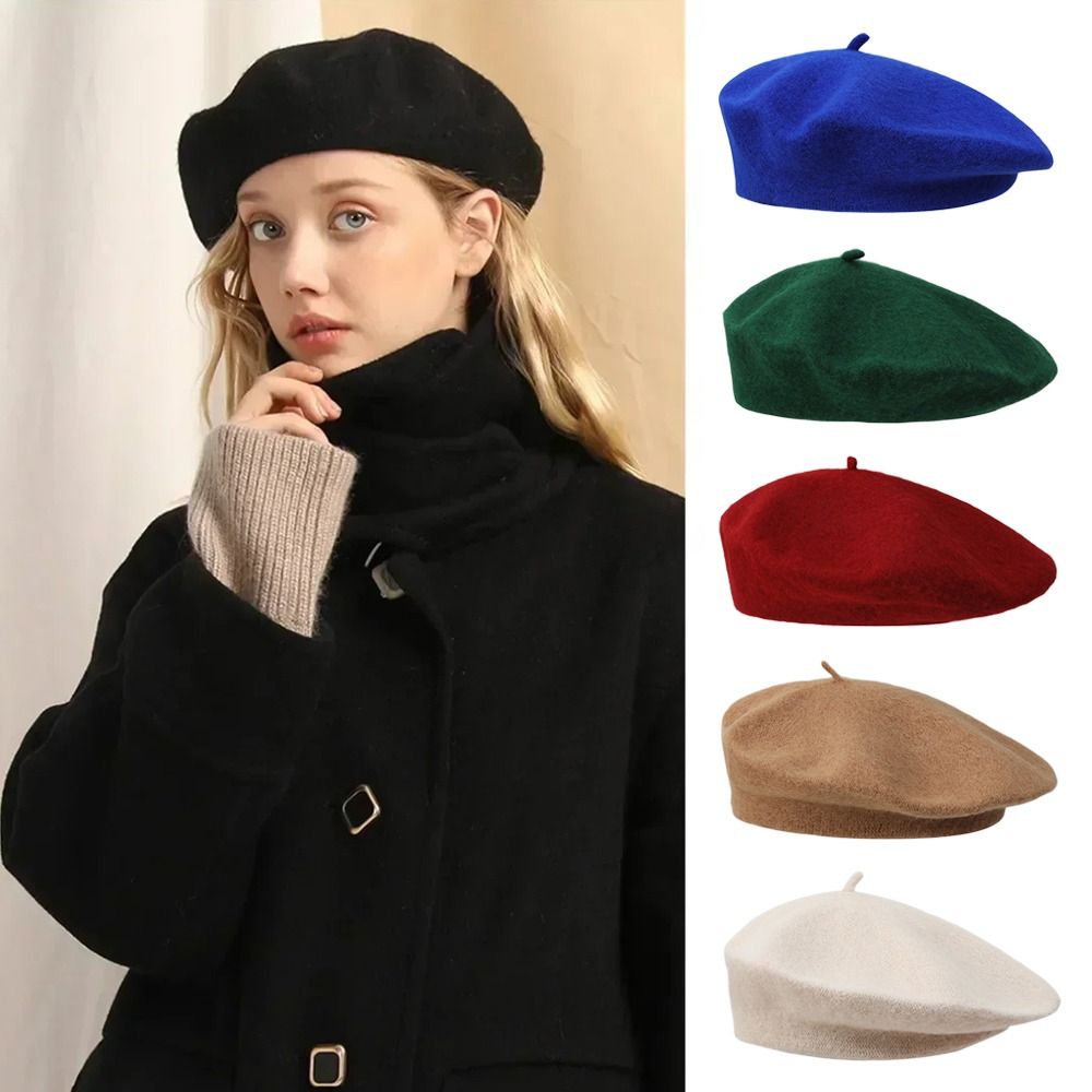 Fashion Warm Winter Wool Beret - огляд і ціна Beret French Wool