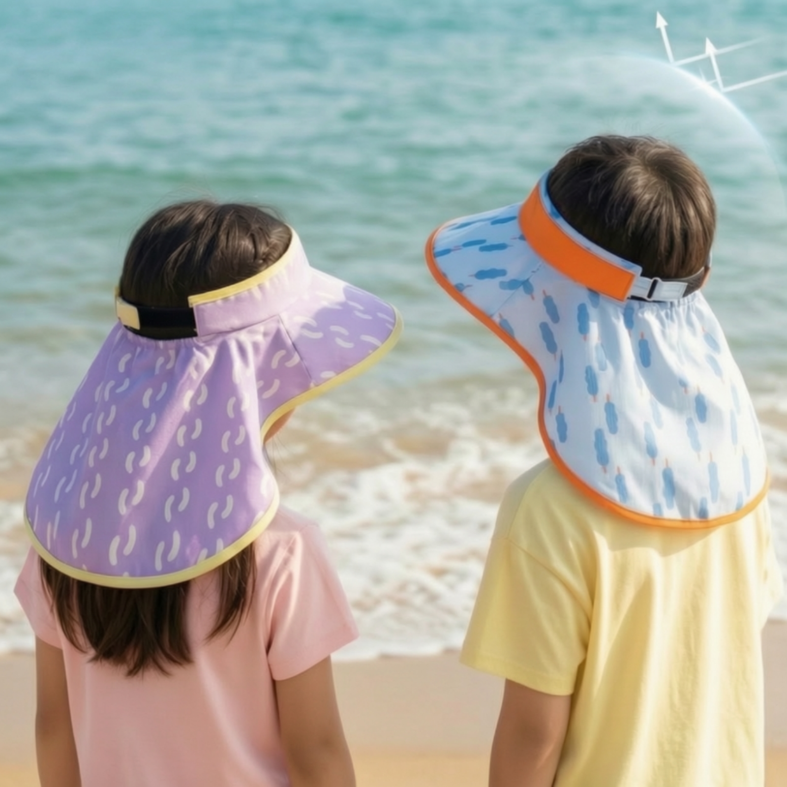 Sun Hat with Neck Flap Adjusta - огляд і ціна Visor Sun Hat