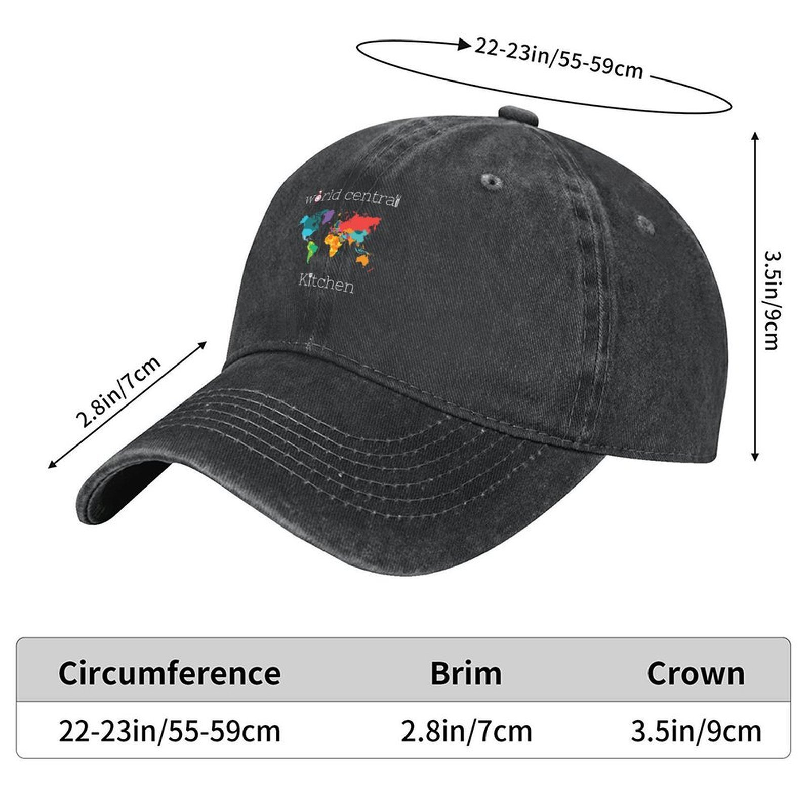world central kitchen Baseball - огляд і ціна Golf Cap Dad