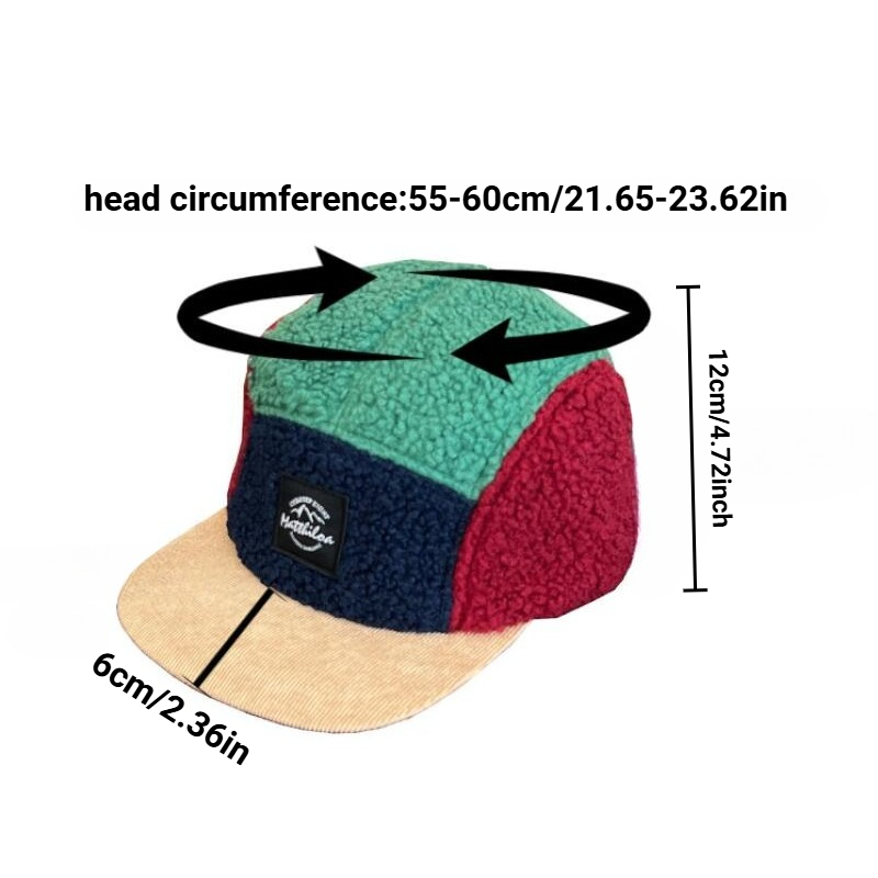 5 Panel Retro Fleece Cap for M - огляд і ціна Corduroy Cap 5 Panel
