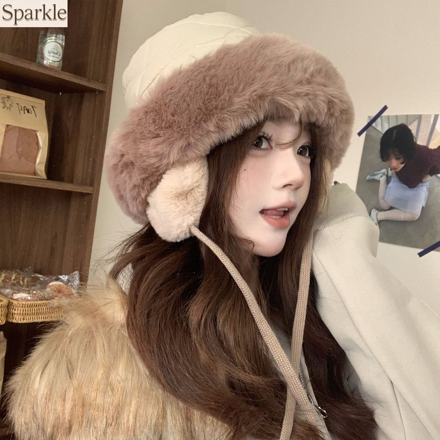 Women's Winter Quilted Faux Fu - огляд і ціна Trapper Hat Ear Flap