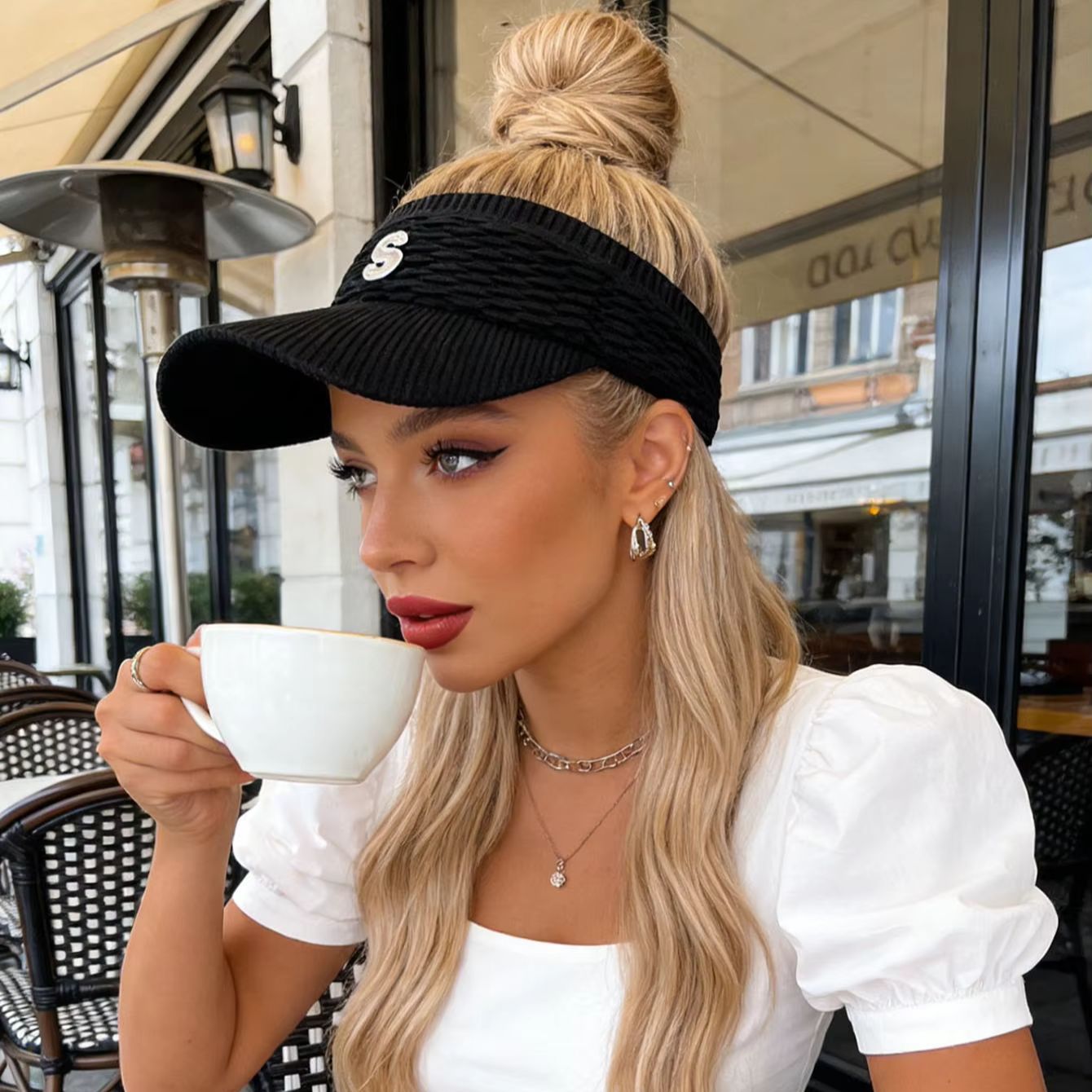 1Pc Pink Women A-Z Letter Open - огляд і ціна Baseball Cap Structured