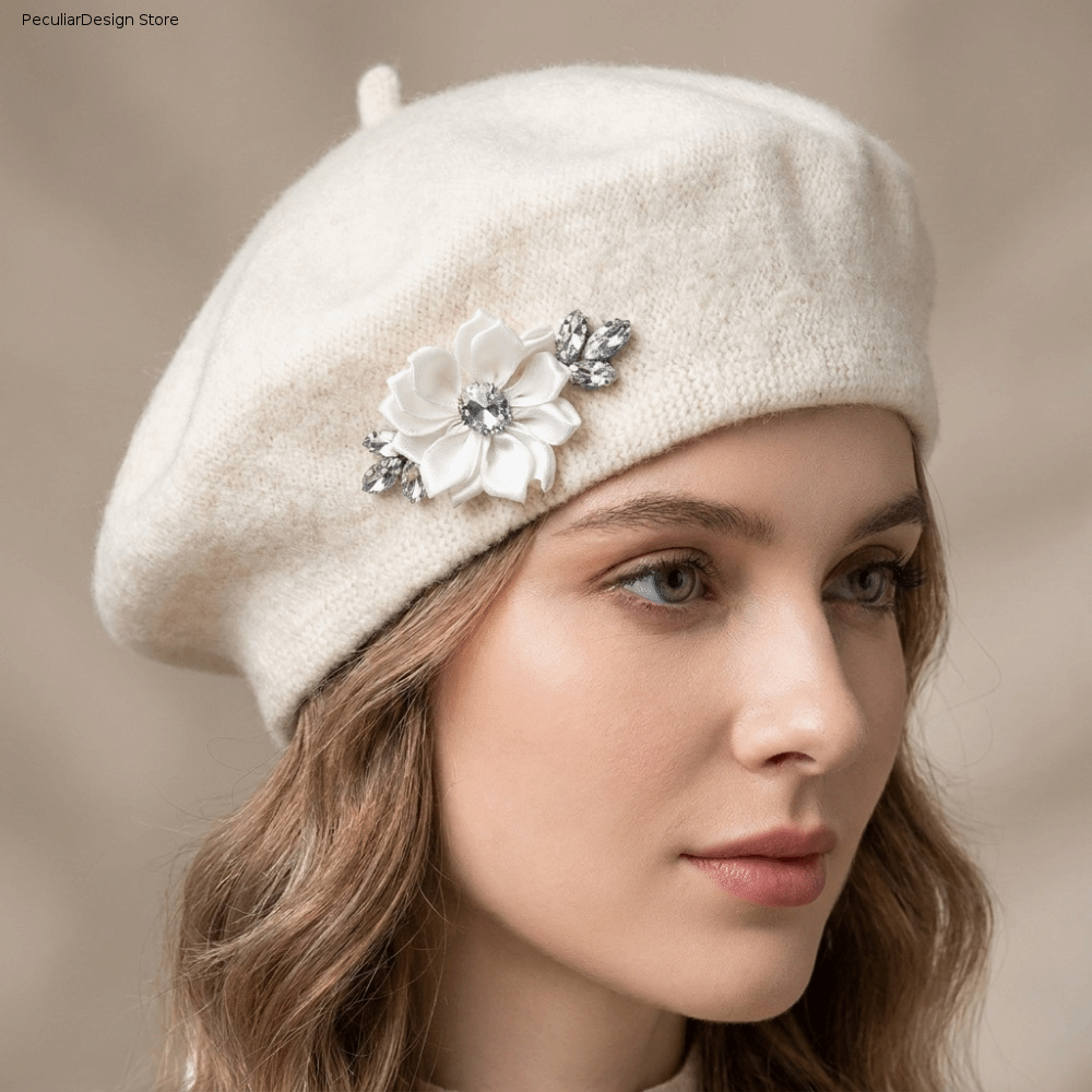 Vintage Solid Color Wool Beret - огляд і ціна Beret French Wool