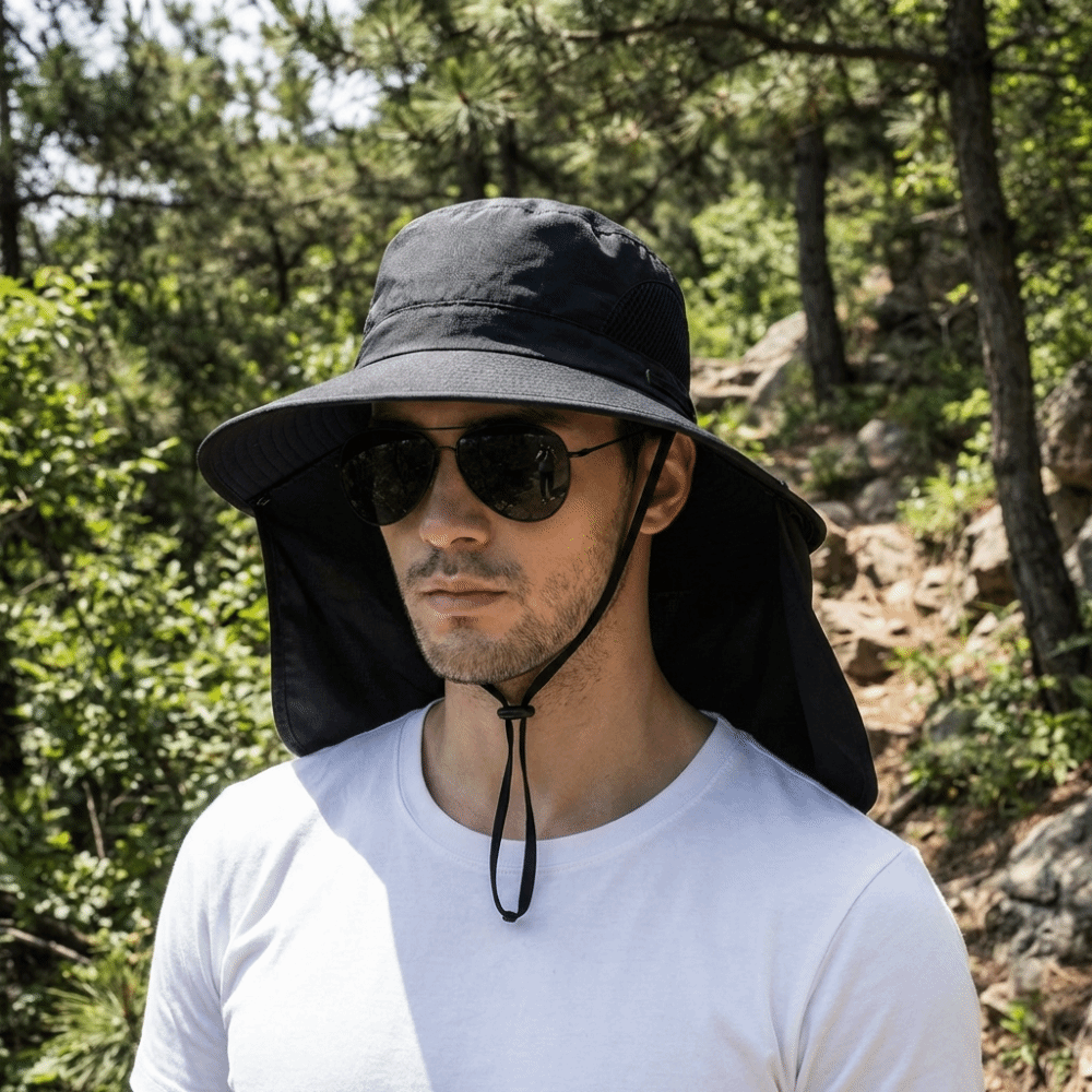 Removable Cloth Men Sun Hat Bi - огляд і ціна Bucket Hat Cotton