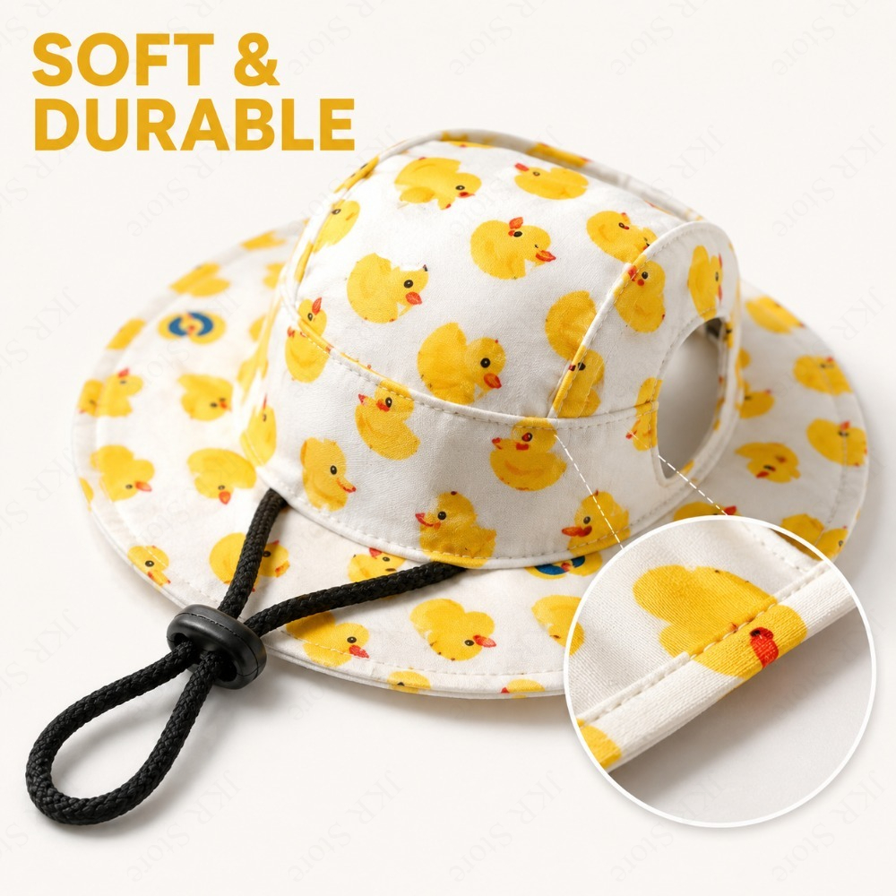 Adjustable Dog Hat Cute Print  - огляд і ціна Running Cap Lightweight