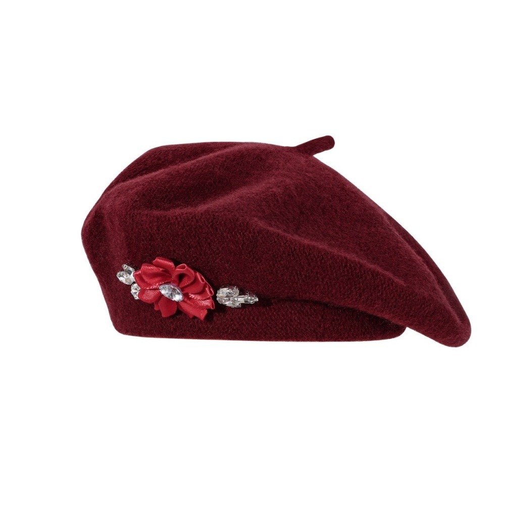 Sweet Solid Color Wool Beret C - огляд і ціна Beret French Wool