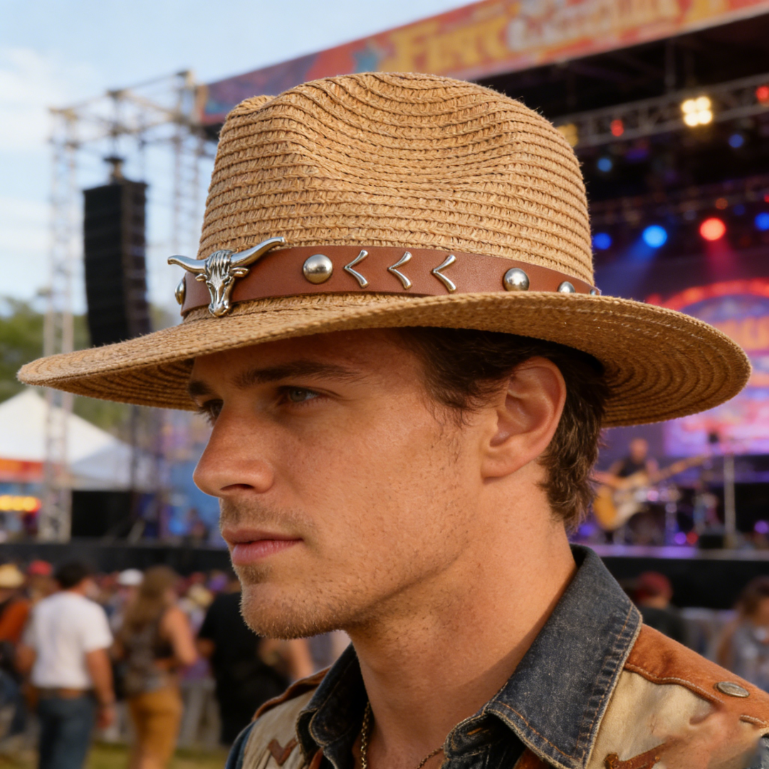 Vintage Straw Western Cowboy H - огляд і ціна Cowboy Hat Straw