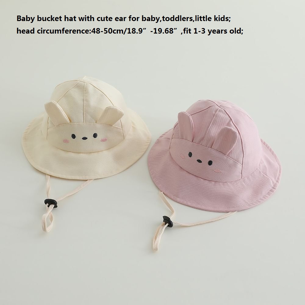 Baby Girls Sun Hat 48-50cm Cot - огляд і ціна Bucket Hat Cotton