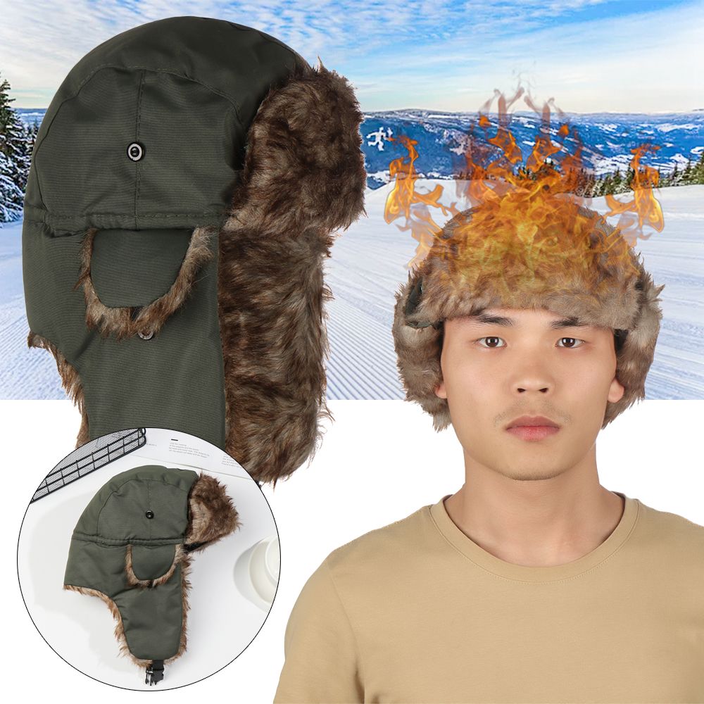 Warm Earflap Trapper Ski Hat W - огляд і ціна Winter Trapper Hat