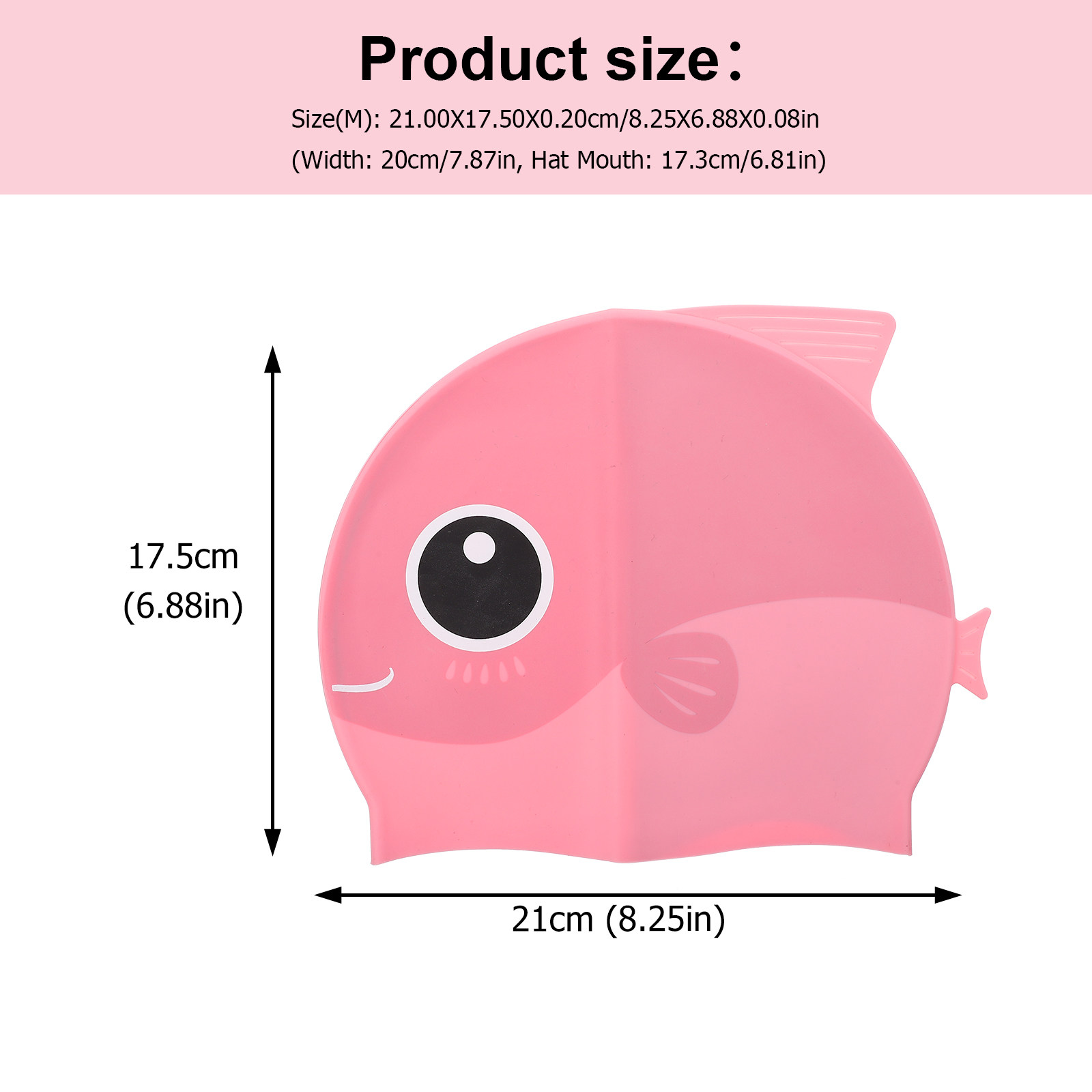 Silicone Swim Cap Cartoon Swim - огляд і ціна Swim Hat Silicone