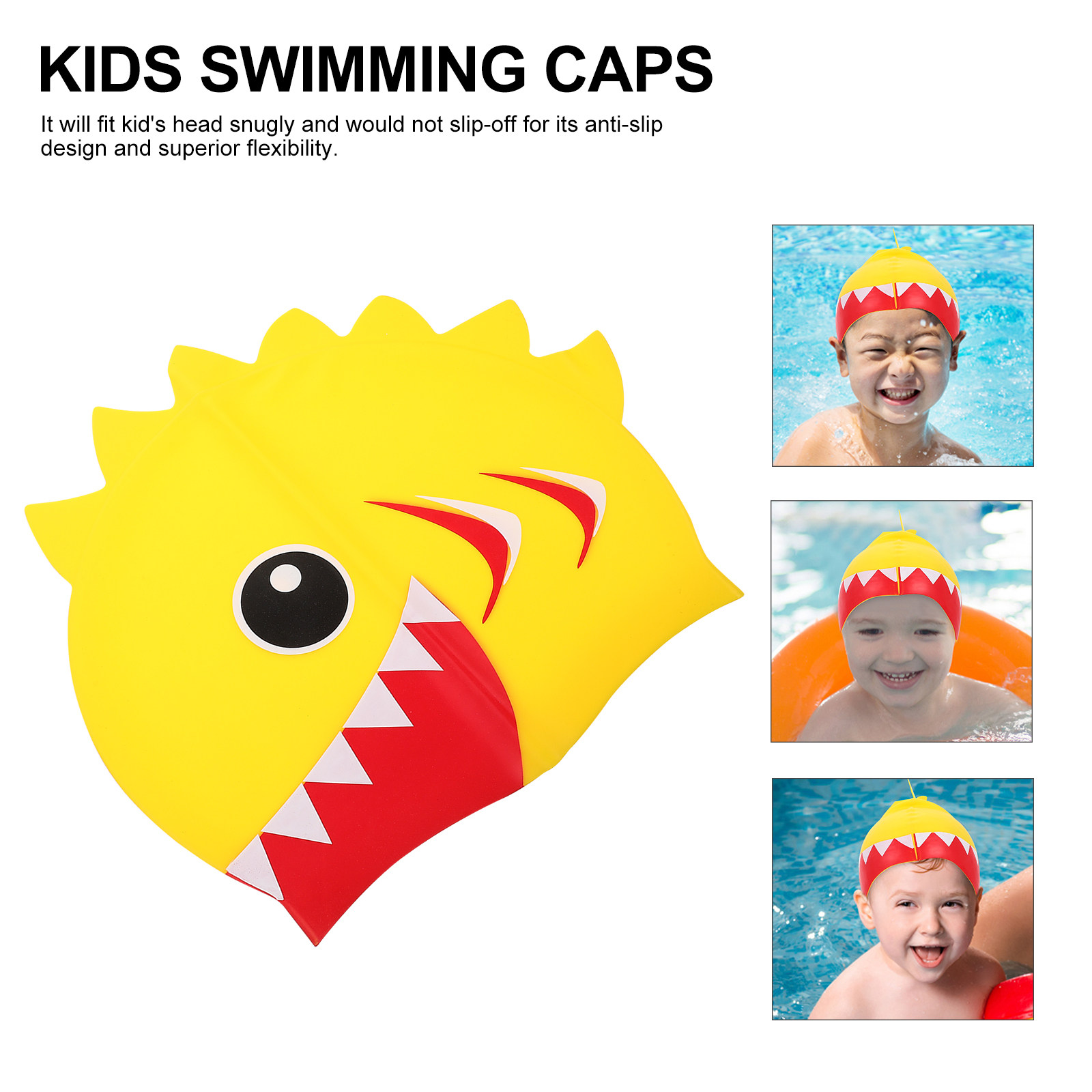 Kids Silicone Swim Caps Waterp - огляд і ціна Swim Hat Silicone