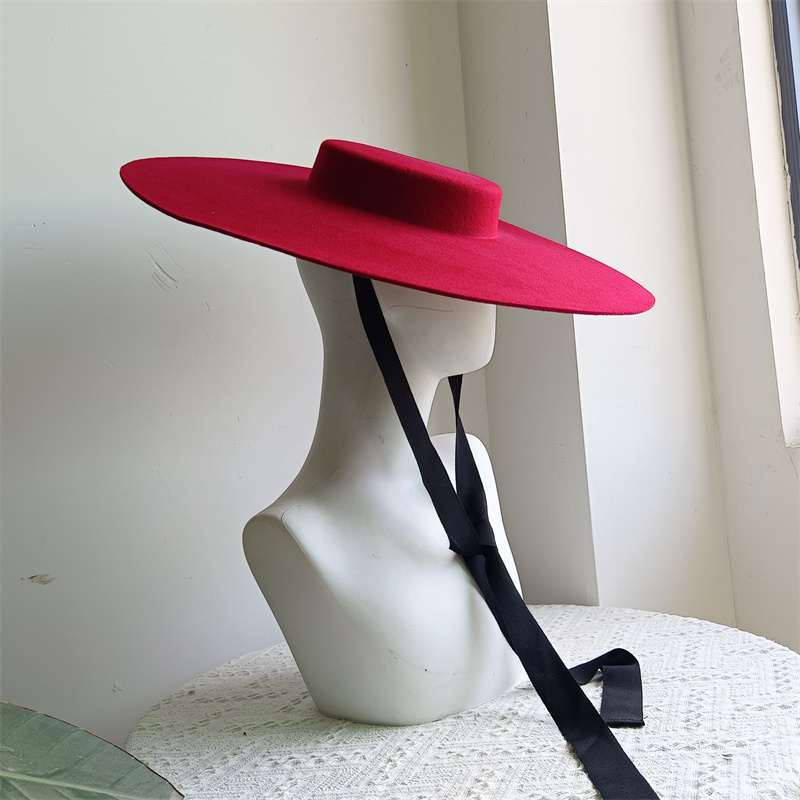 15cm WOOL wheat wide brim wool - огляд і ціна Fedora Hat Wool