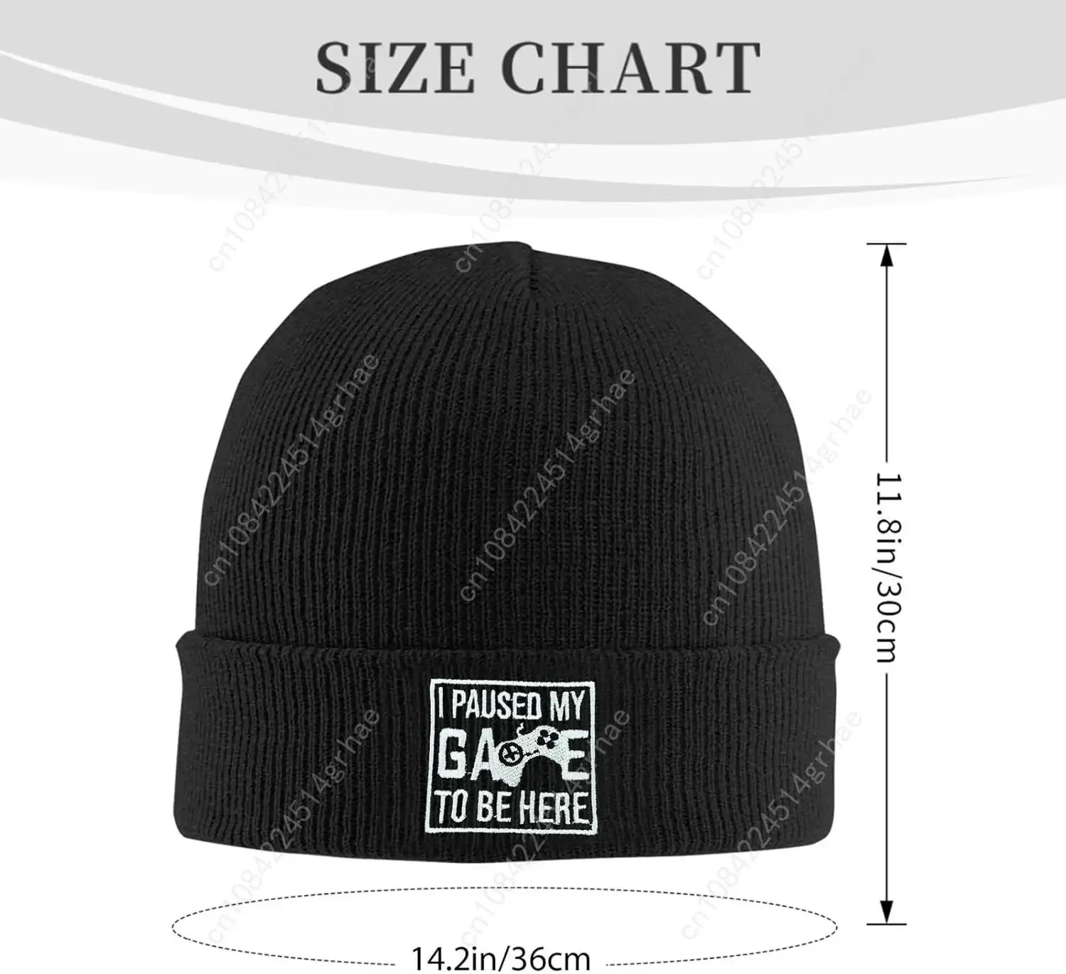 Fish Embroidery Beanie Hat Win - огляд і ціна Beanie Cuffed Knit
