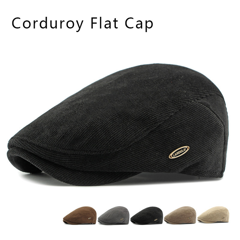 Corduroy Flat Cap for Men Wome - огляд і ціна Newsboy Cap Ivy