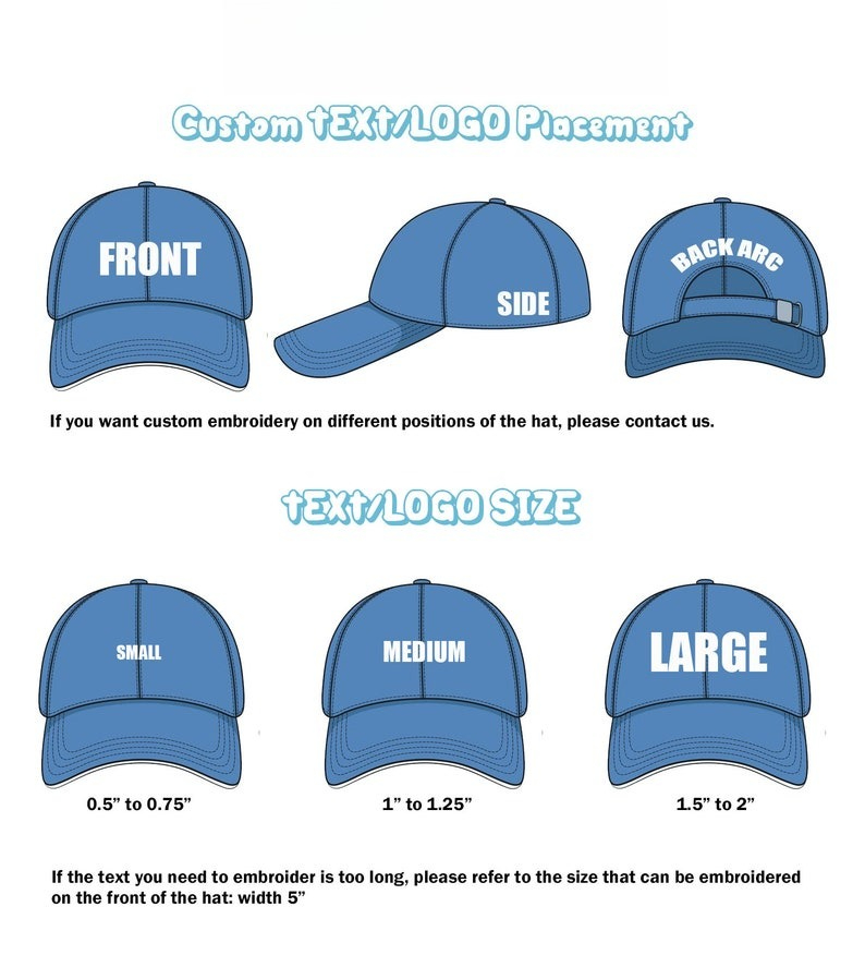 Personalized Embroidered Hat C - огляд і ціна Dad Hat Cotton
