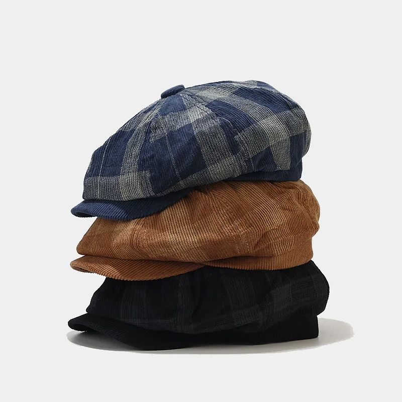 Corduroy Men Women Youth Boy G - огляд і ціна Newsboy Cap Ivy