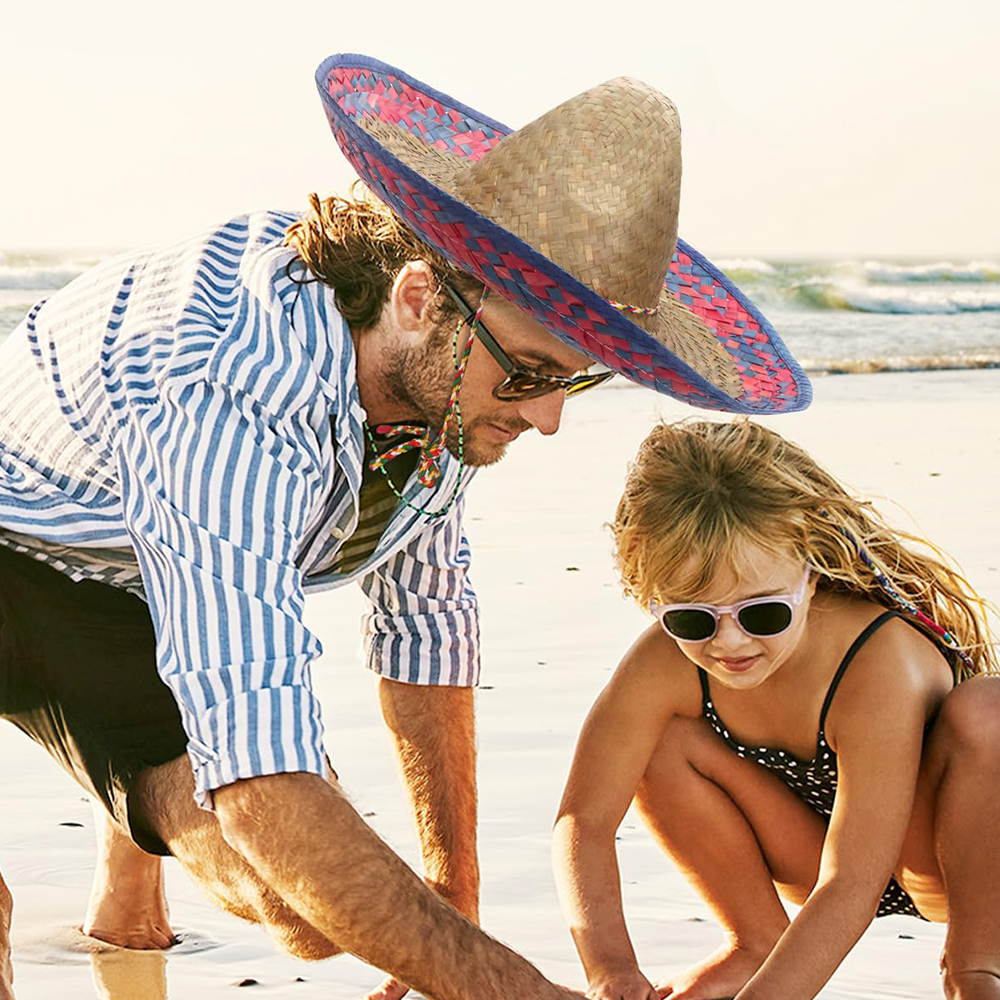 Mexican Sombrero Hat Straw Wea - огляд і ціна Sun Hat Wide Brim