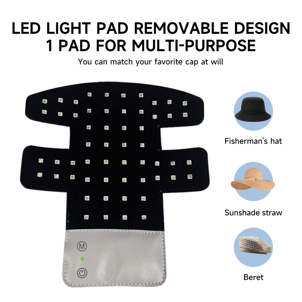 660nm&850nm Red Light Therapy  - огляд і ціна Snapback Hat Flat