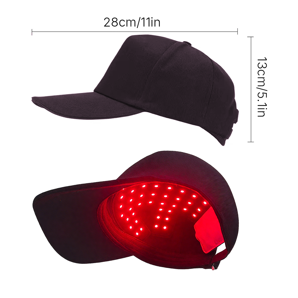 660nm&850nm Red Light Therapy  - огляд і ціна Snapback Hat Flat